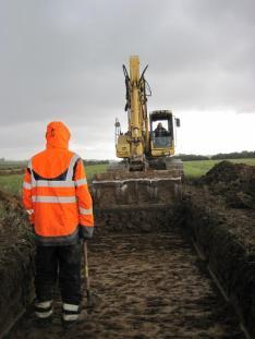 Réalisation de tranchées de diagnostic archéologique sur le territoire