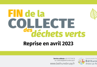 fin collecte déchets verts avril 2023